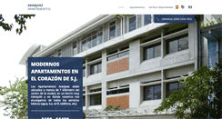 Desktop Screenshot of apartamentosaranjuez.com