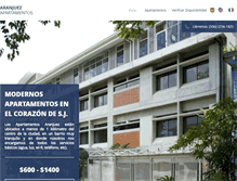 Tablet Screenshot of apartamentosaranjuez.com